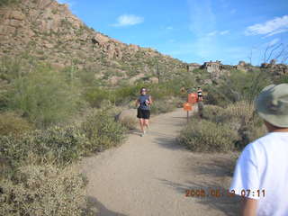 runner at Pinnacle Peak