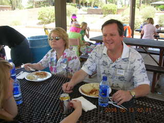 SAP/Khimetrics picnic -- Jim, Sharon
