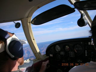 Adam flying over Sedona