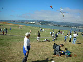 Te and Adam (eyes shut blinking) flying in N4372J