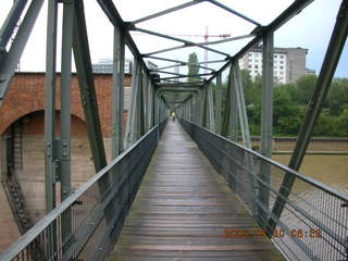 Golden Gate Bridge (blurry) seen from race course
