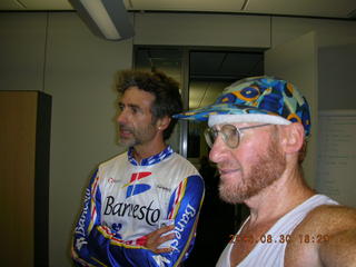 Thomas V. and Adam after running in Walldorf -- Germany