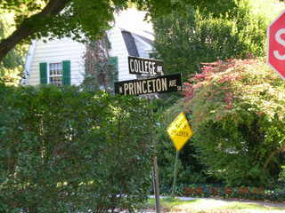 Swarthmore run -- Princeton and College Avenues