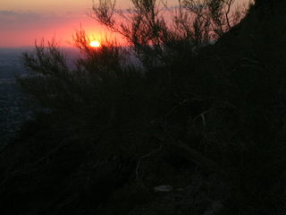 Camelback hike -- sunset