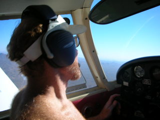 Adam flying over the Grand Canyon