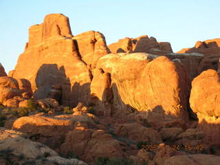 Arches National Park -- sunset at Fiery Furnace