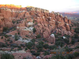 Arches National Park -- sunset at Fiery Furnace