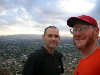 Camelback hike -- Matthias, Adam