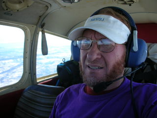 Adam flying over the Grand Canyon