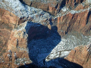 aerial -- Zion National Park -- Angel's Landing