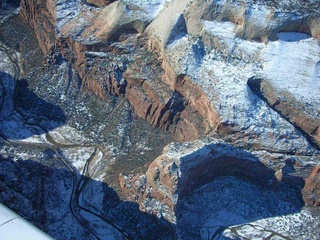 aerial -- Zion National Park -- Angel's Landing