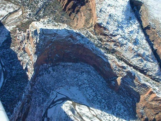 aerial -- Zion National Park -- Angel's Landing