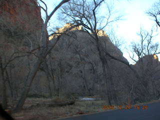 Zion National Park -- sunset