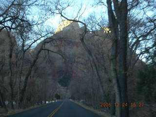 Zion National Park -- sunset
