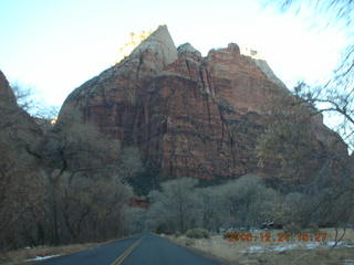Zion National Park -- sunset