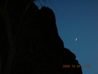 Swarthmore run with moon