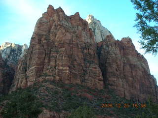 Zion National Park -- patriarchs at sunset