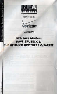 Dave Brubeck 'Time Out' autographied by Dave's sons Chris and Dan