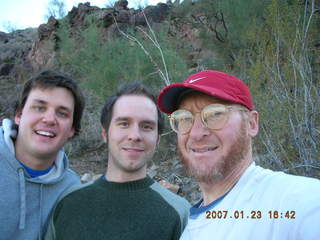 Camelback hike -- Timo, Sebastian, Adam