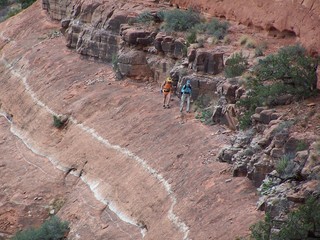Sedona -- Cathedral Rock hike -- Gini and Adam