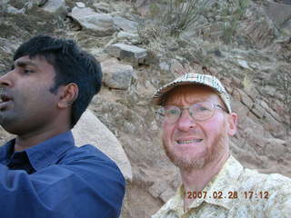 Camelback hike -- Mahendran and Adam