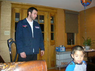 Gaby's fourth birthday -- Eric, Gaby