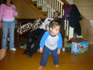 Gaby's fourth birthday -- Jenny, Eric, Gaby