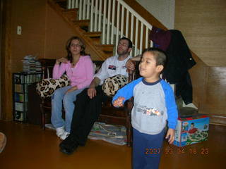 Gaby's fourth birthday - Jenny, Eric, Gaby