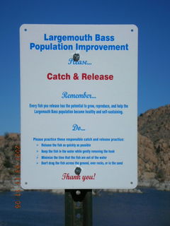 Bagdad run - Coors Lake fishing sign