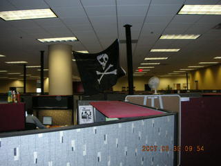 Jolly Roger pirate flag at SAP/Khimetrics
