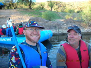 Gaby's fourth birthday -- Eric, Jenny taking apicture