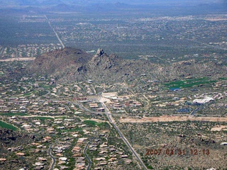 aerial - McDowell Mountains - Pinnacle Peak