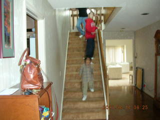 2006 eclipse trip -- Santorini numbers stairs down to port