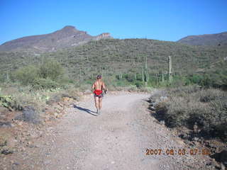 Lost Dog Wash -- Adam running