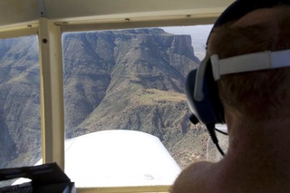 flight and run with Sebastian - aerial - Adam