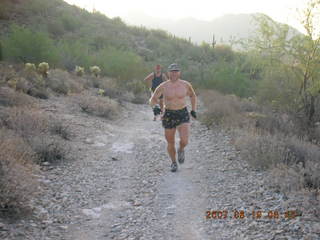 Adam running - Lost Dog Wash