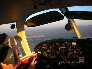 Adam flying to Bagdad