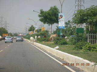12 69h. driving in Gurgaon, India