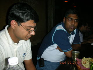 21 69h. taking me to lunch at Vatika Grand Restaurant in Gurgaon, India