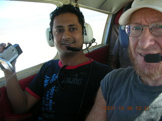 Adam flying to Bagdad