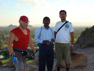 Camelback hike - Adam, Benoy, Ashish
