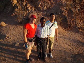 Camelback hike - Adam, Benoy, Ashish