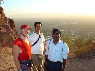 Camelback hike - Adam, Ashish, Benoy