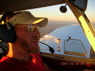 Abishek, Varun, and Adam flying in N4372J