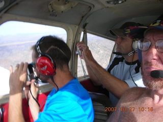 Eric and Ken taking pictures flying in N4372J