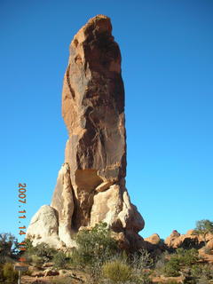 173 6be. Arches National Park - Devils Garden hike - Dark Angel