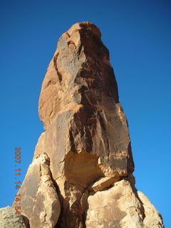 175 6be. Arches National Park - Devils Garden hike - Dark Angel