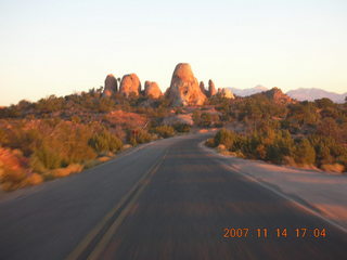 306 6be. Arches National Park - late afternoon