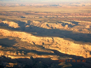 67 6bf. aerial - Utah at dawn
