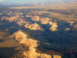 68 6bf. aerial - Utah at dawn